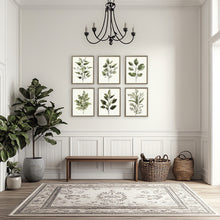 Load image into Gallery viewer, 16x20 Green Botanicals Silver Bead Gallery Frame
