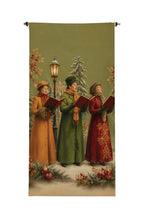Green Carollers Scroll