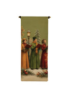 Green Carollers Scroll