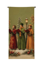Green Carollers Scroll