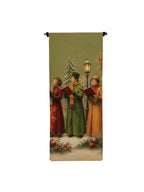 Green Carollers Scroll