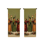 Green Carollers Scroll
