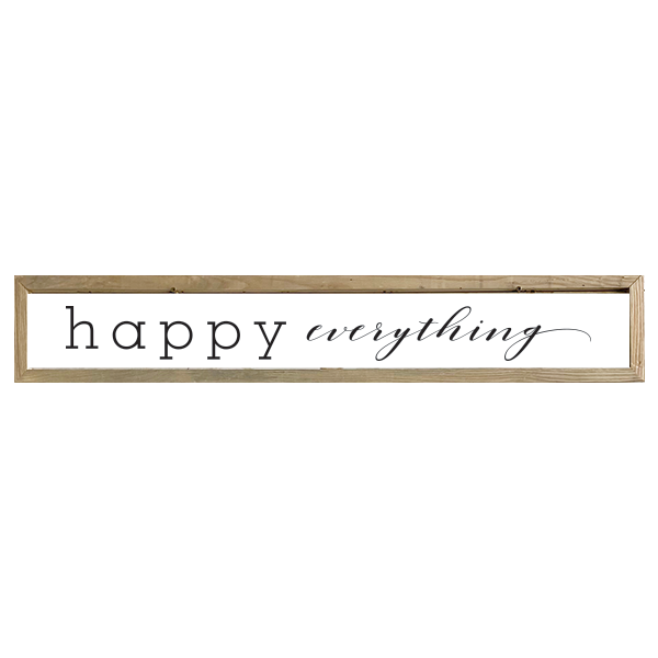 41x7 Thin Oak | White Canvas