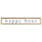 41x7 Thin Oak | White Canvas