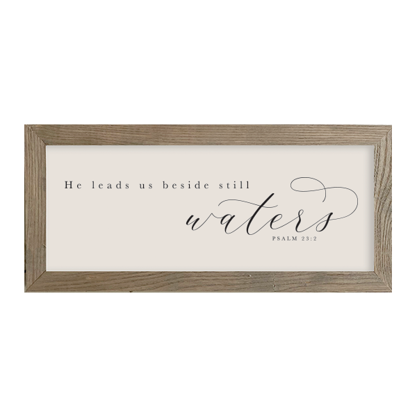 16x7 Thin Oak | Natural Canvas