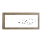 16x7 Thin Oak | White Canvas