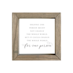 8x8 Thin Oak | White Canvas