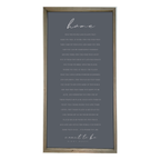 24x48 Thin Oak | Charcoal Canvas