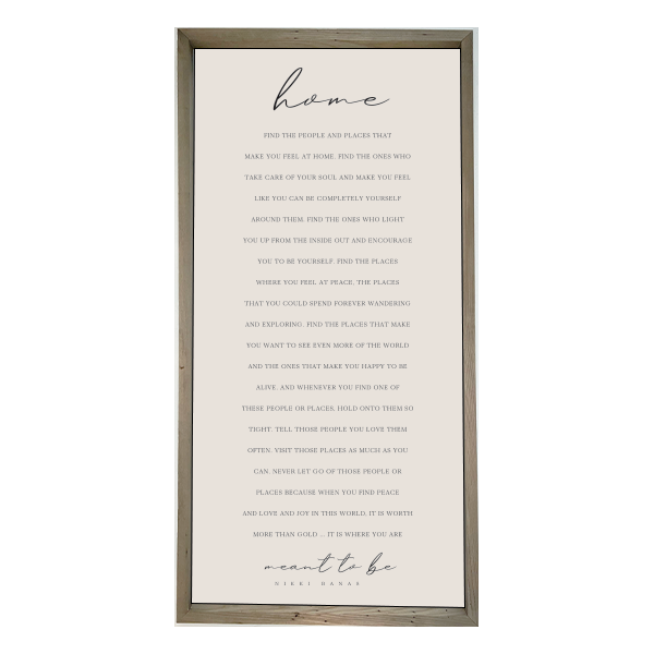 24x48 Thin Oak | Natural Canvas