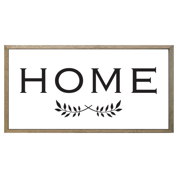 35x18 Thin Oak | White Canvas