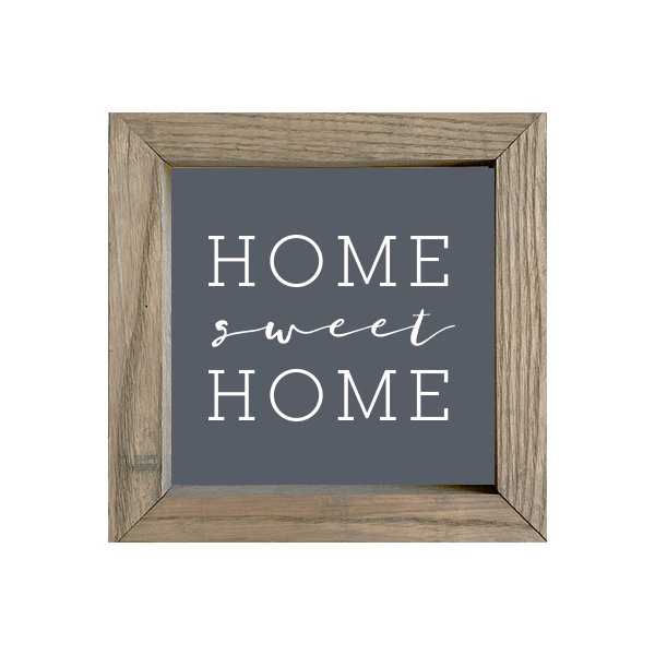 8x8 Thin Oak | Charcoal Canvas