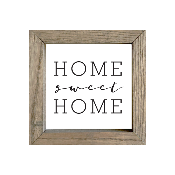 8x8 Thin Oak | White Canvas