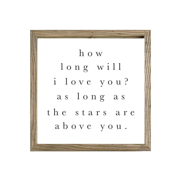 16x16 Thin Oak | White Canvas