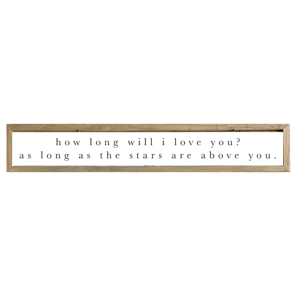 41x7 Thin Oak | White Canvas