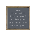 16x16 Thin Oak | Charcoal Canvas