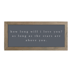 16x7 Thin Oak | Charcoal Canvas