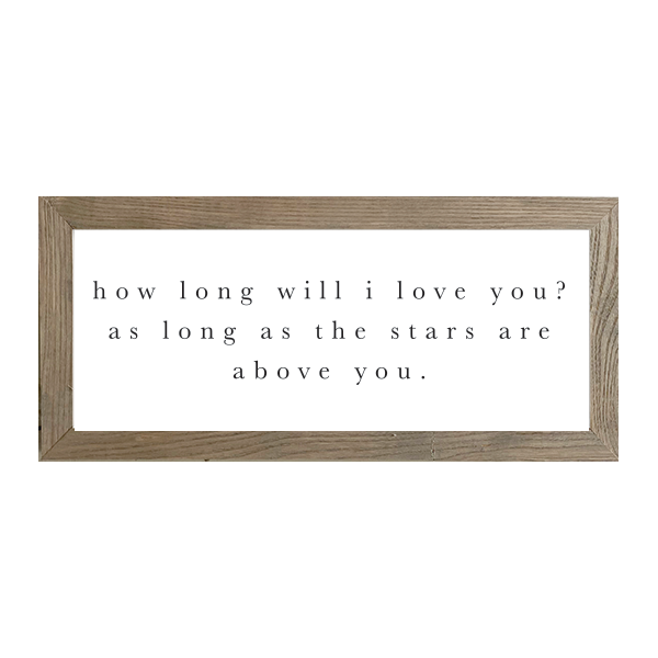 16x7 Thin Oak | White Canvas