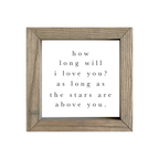 8x8 Thin Oak | White Canvas