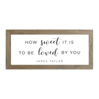 16x7 Thin Oak | White Canvas