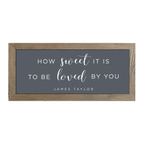 16x7 Thin Oak | Charcoal Canvas