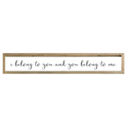 41x7 Thin Oak | White Canvas