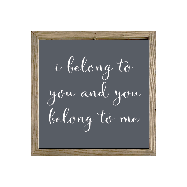 16x16 Thin Oak | Charcoal Canvas