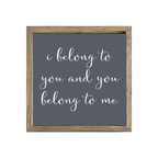 16x16 Thin Oak | Charcoal Canvas