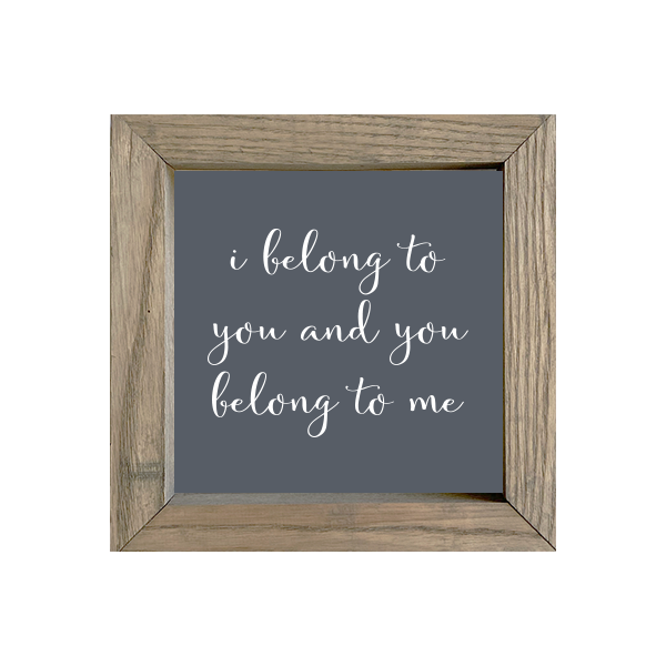 8x8 Thin Oak | Charcoal Canvas