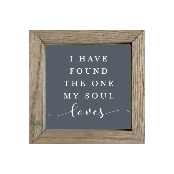 8x8 Thin Oak | Charcoal Canvas