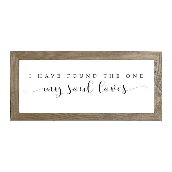 16x7 Thin Oak | White Canvas