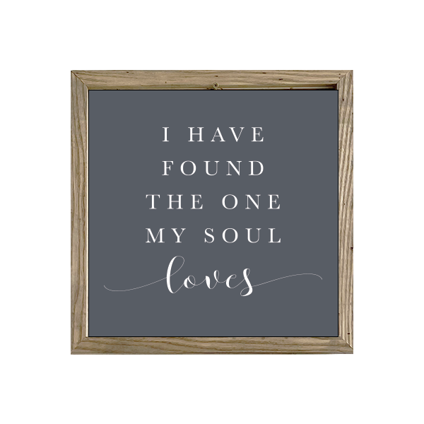 16x16 Thin Oak | Charcoal Canvas