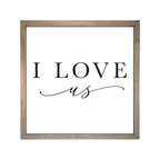 24x24 Thin Oak | White Canvas