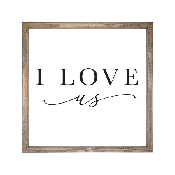 24x24 Thin Oak | White Canvas