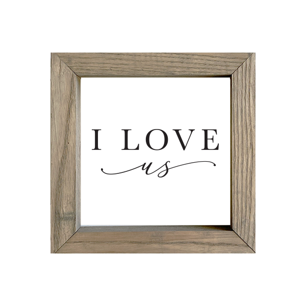 8x8 Thin Oak | White Canvas