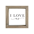 8x8 Thin Oak | White Canvas