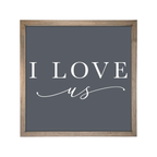 24x24 Thin Oak | Charcoal Canvas