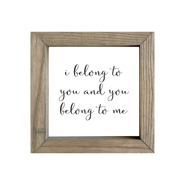 8x8 Thin Oak | White Canvas