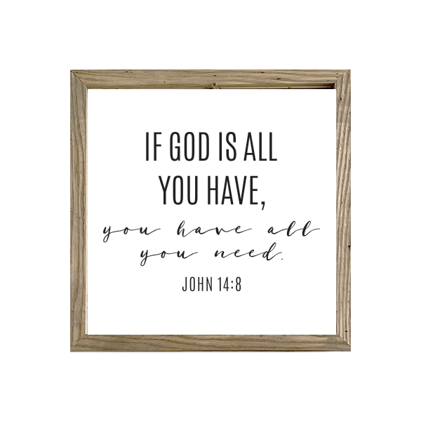 16x16 Thin Oak | White Canvas