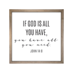 24x24 Thin Oak | White Canvas