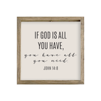 16x16 Thin Oak | Natural Canvas