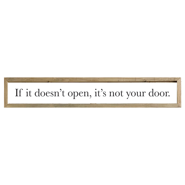 41x7 Thin Oak | White Canvas