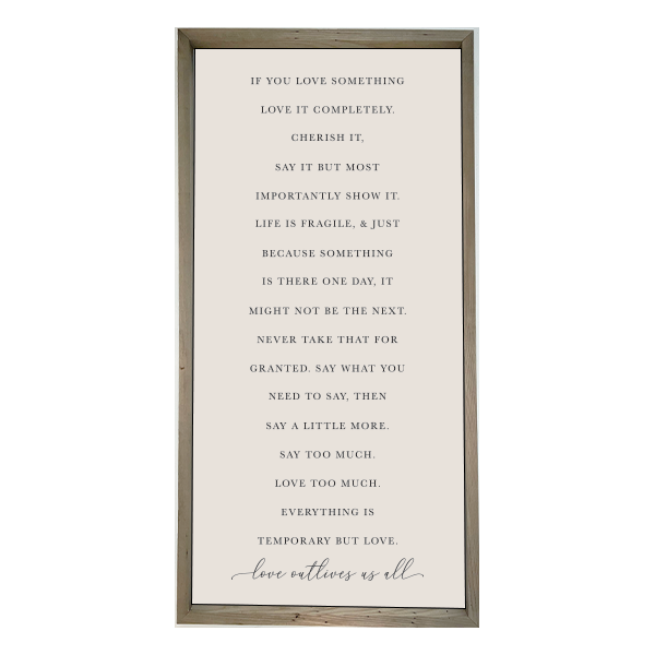 24x48 Thin Oak | Natural Canvas