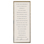 24x60 Thin Oak | Natural Canvas