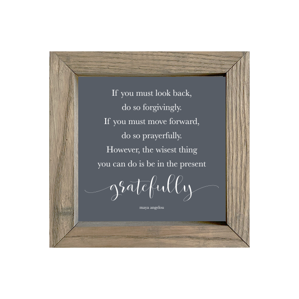 8x8 Thin Oak | Charcoal Canvas