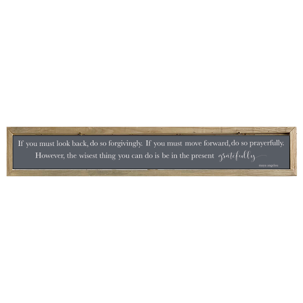 41x7 Thin Oak | Charcoal Canvas