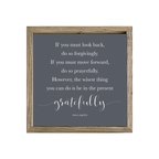 16x16 Thin Oak | Charcoal Canvas