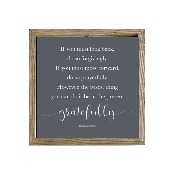 16x16 Thin Oak | Charcoal Canvas