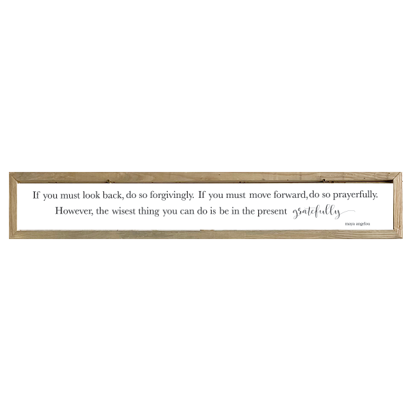 41x7 Thin Oak | White Canvas