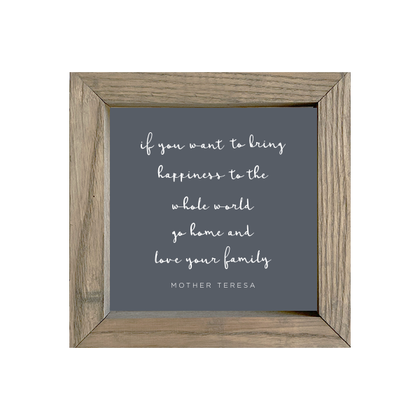 8x8 Thin Oak | Charcoal Canvas