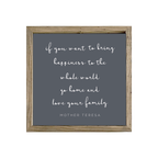 16x16 Thin Oak | Charcoal Canvas